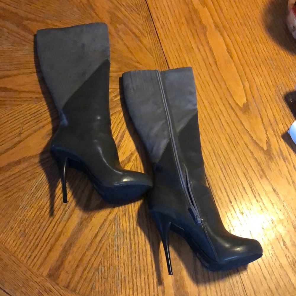 Michael Antonio knee high heeled boot